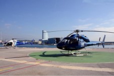 Helicoptero Robisson R44 en Barcelona