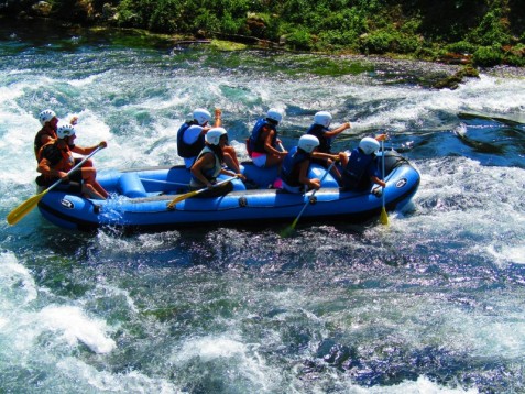 Rafting en Lazio