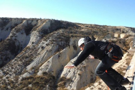 Puenting en Mula (Murcia)