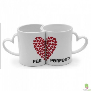 12 Conjuntos de Canecas Duplas Românticas Personalizadas