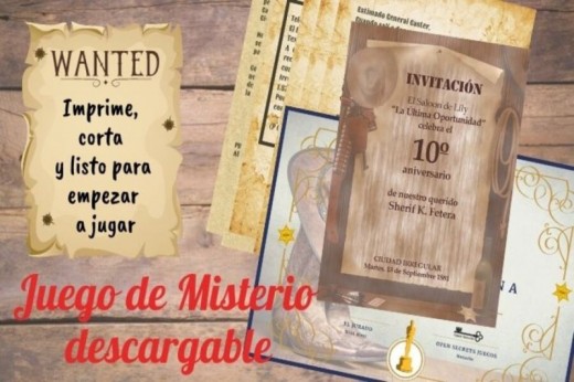 Juego de misterio descargable Wild West