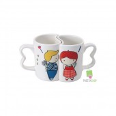 12 Conjuntos de Canecas Duplas Românticas Personalizadas
