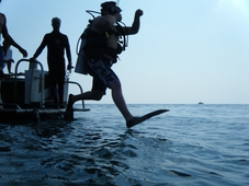 Immersione nel mare della Calabria