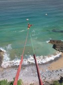 Puenting sobre el mar en Euskadi