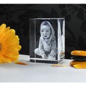 Cristal 3D Personalizado - Grabado a Láser