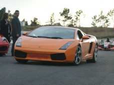 Prueba de motores con un Lamborghini Gallardo