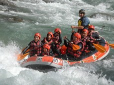 Rafting en Lleida para niños