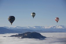 Guadix desde un globo aerostático