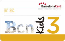 Barcelona Card 3 días para niños (4-12 años)