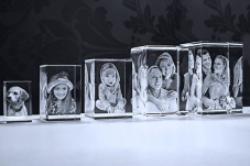 Cristal 3D Personalizado - Grabado a Láser