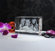 Cristal 3D Personalizado - Grabado a Láser