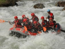 Rafting en el Noguera Pallaresa.