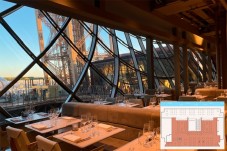 Cena gastronómica en la Torre Eiffel - 2 personas