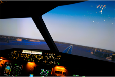 Simulador de vuelo Airbus