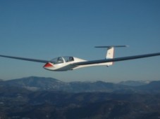 Vuelo en planeador en la Sierra de Guadarrama