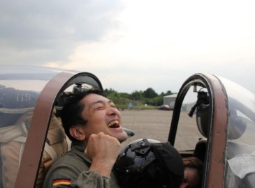 Vuelo en un caza